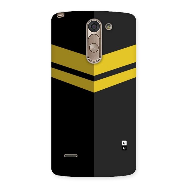 Yellow Lines Back Case for LG G3 Stylus