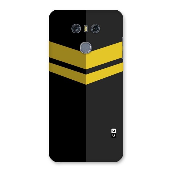 Yellow Lines Back Case for LG G6