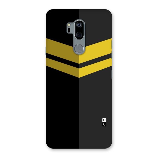 Yellow Lines Back Case for LG G7
