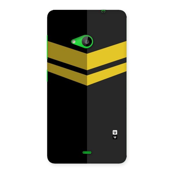 Yellow Lines Back Case for Lumia 535