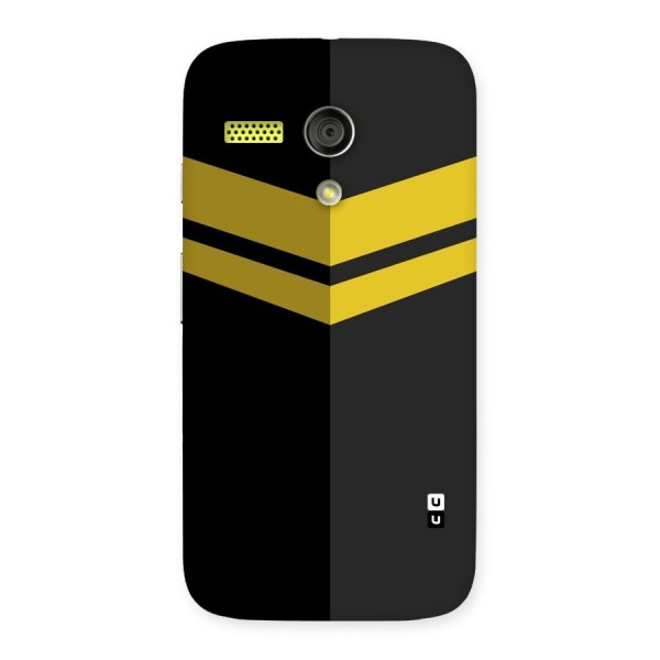 Yellow Lines Back Case for Moto G
