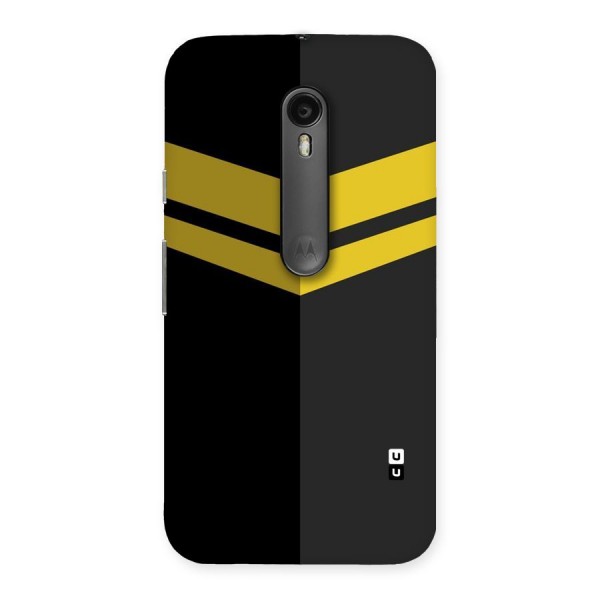 Yellow Lines Back Case for Moto G3