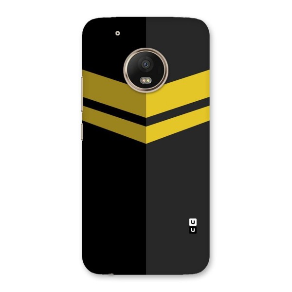 Yellow Lines Back Case for Moto G5 Plus