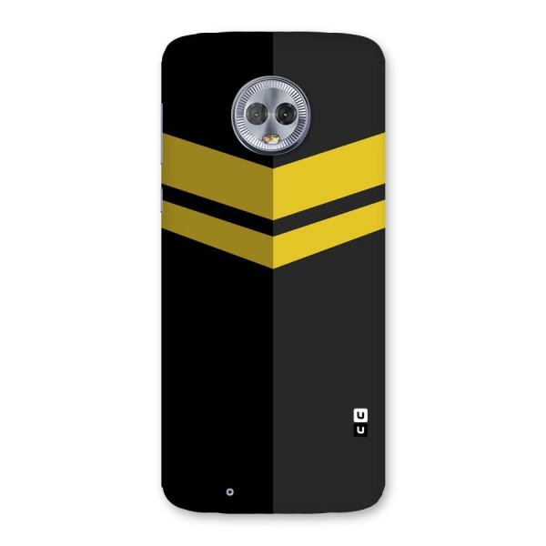 Yellow Lines Back Case for Moto G6