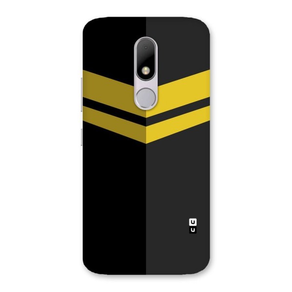 Yellow Lines Back Case for Moto M
