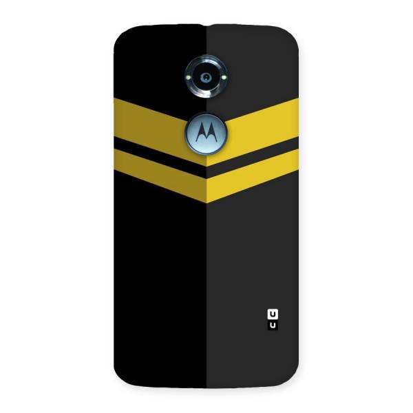 Yellow Lines Back Case for Moto X 2nd Gen