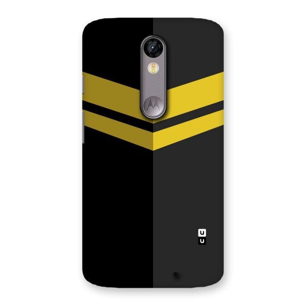 Yellow Lines Back Case for Moto X Force