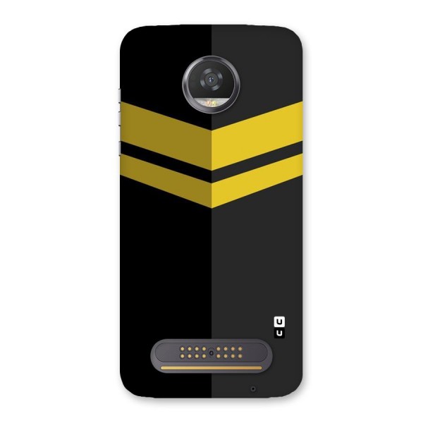 Yellow Lines Back Case for Moto Z2 Play