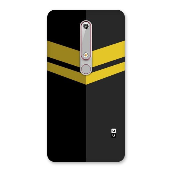 Yellow Lines Back Case for Nokia 6.1