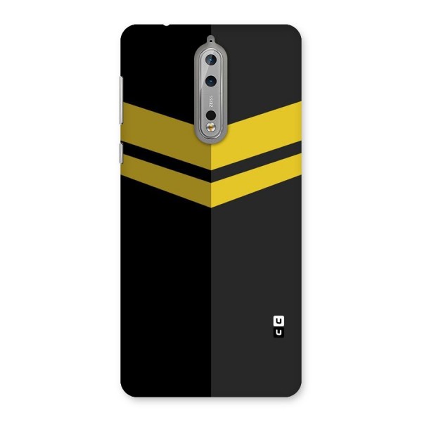 Yellow Lines Back Case for Nokia 8