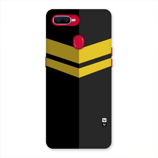 Yellow Lines Back Case for Oppo F9 Pro