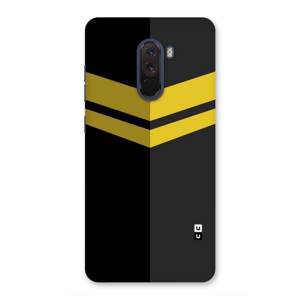 Yellow Lines Back Case for Poco F1