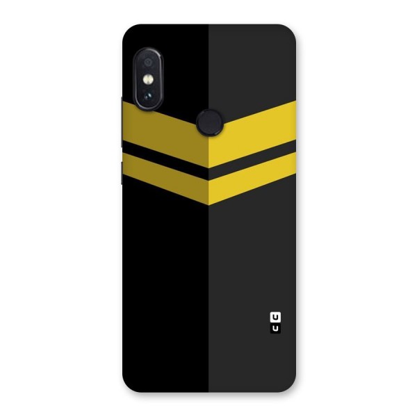 Yellow Lines Back Case for Redmi Note 5 Pro