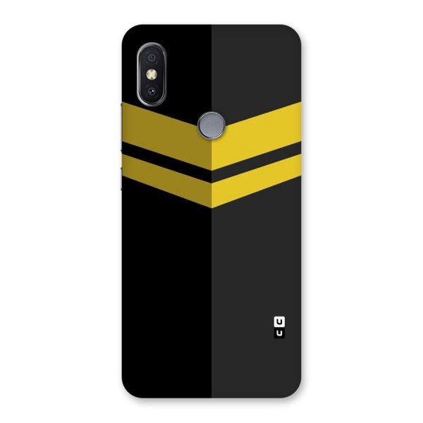 Yellow Lines Back Case for Redmi Y2