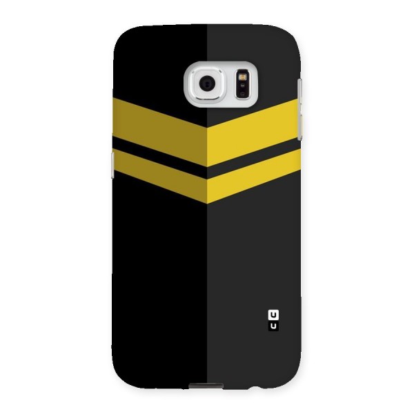 Yellow Lines Back Case for Samsung Galaxy S6