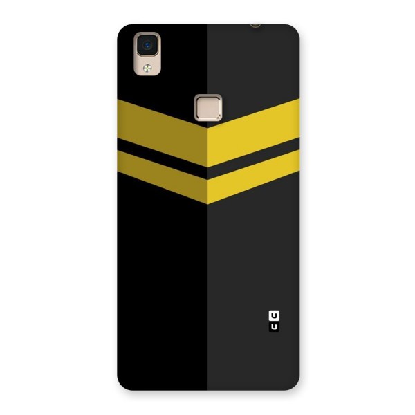 Yellow Lines Back Case for V3 Max