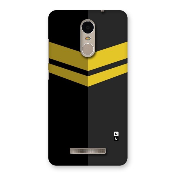 Yellow Lines Back Case for Xiaomi Redmi Note 3