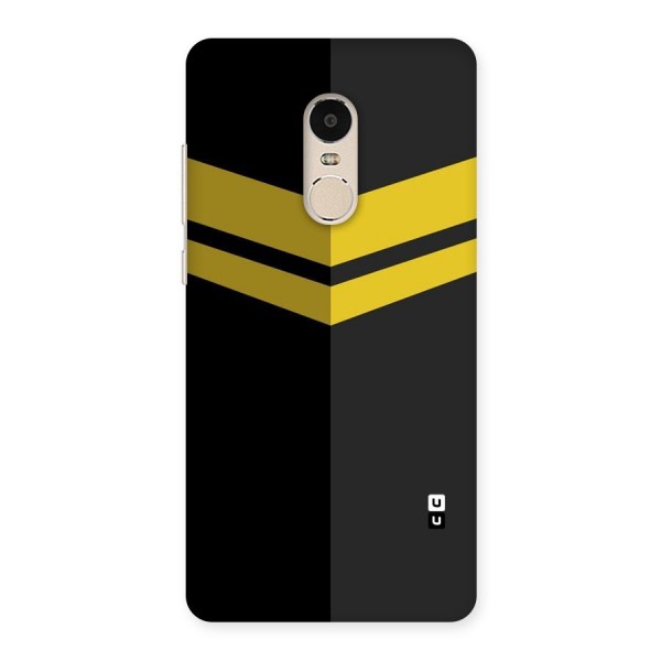 Yellow Lines Back Case for Xiaomi Redmi Note 4