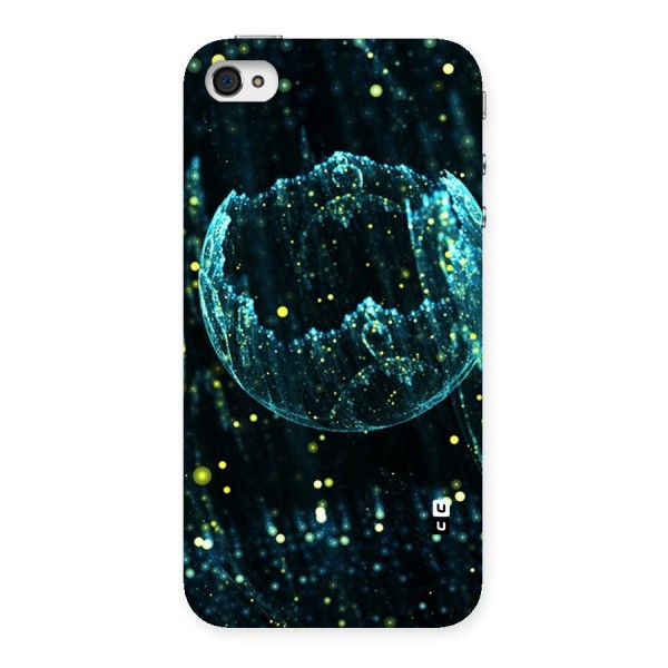 Yellow Rain Back Case for iPhone 4 4s