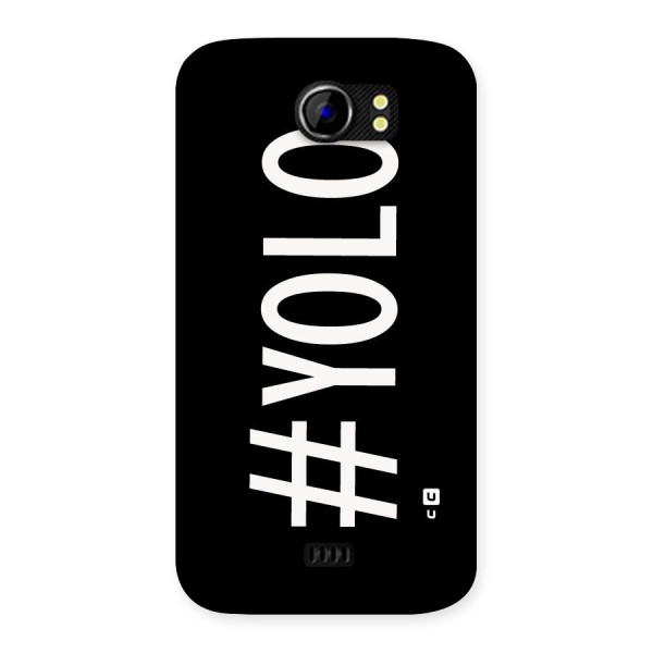 Yolo Back Case for Micromax Canvas 2 A110