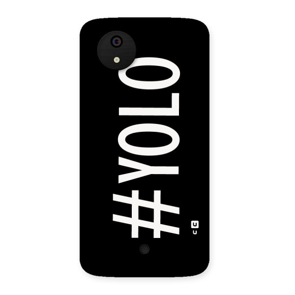 Yolo Back Case for Micromax Canvas A1