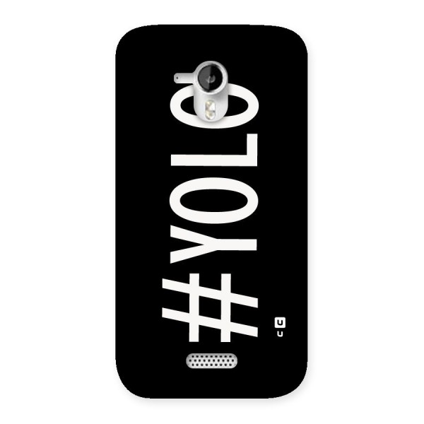 Yolo Back Case for Micromax Canvas HD A116