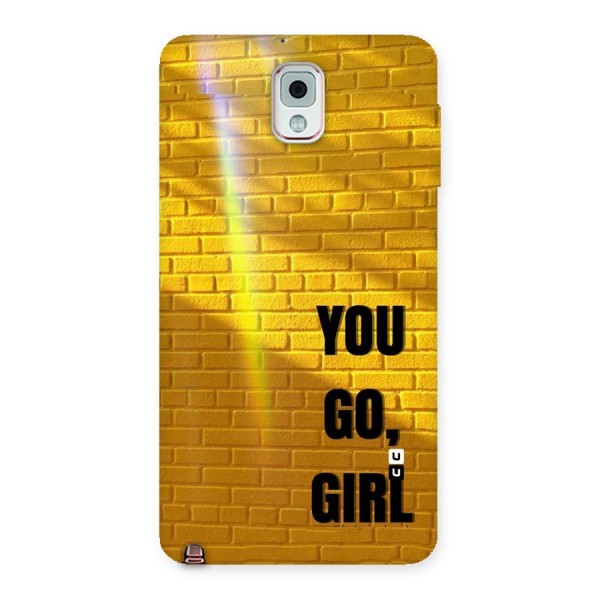 You Go Girl Wall Back Case for Galaxy Note 3