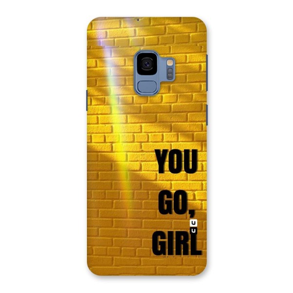 You Go Girl Wall Back Case for Galaxy S9