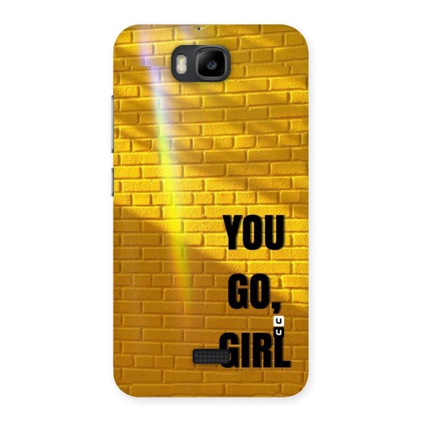 You Go Girl Wall Back Case for Honor Bee