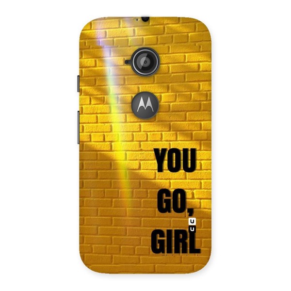 You Go Girl Wall Back Case for Moto E 2nd Gen