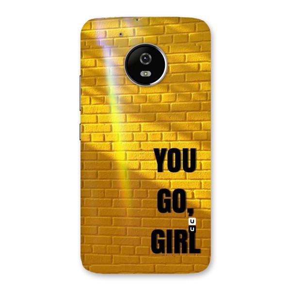 You Go Girl Wall Back Case for Moto G5