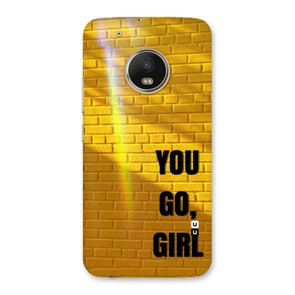 You Go Girl Wall Back Case for Moto G5 Plus