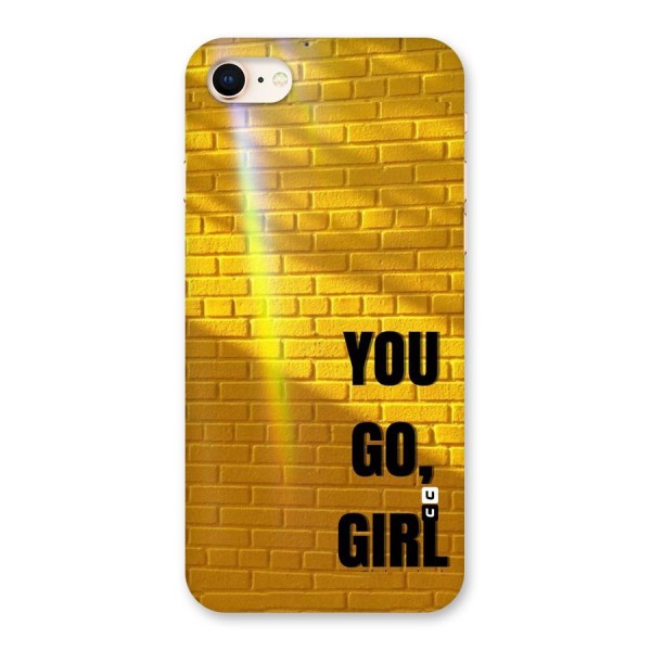 You Go Girl Wall Back Case for iPhone 8