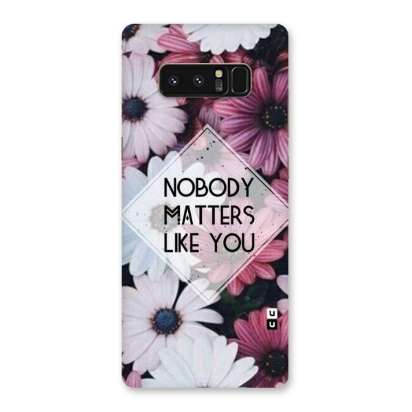 You Matter Back Case for Galaxy Note 8
