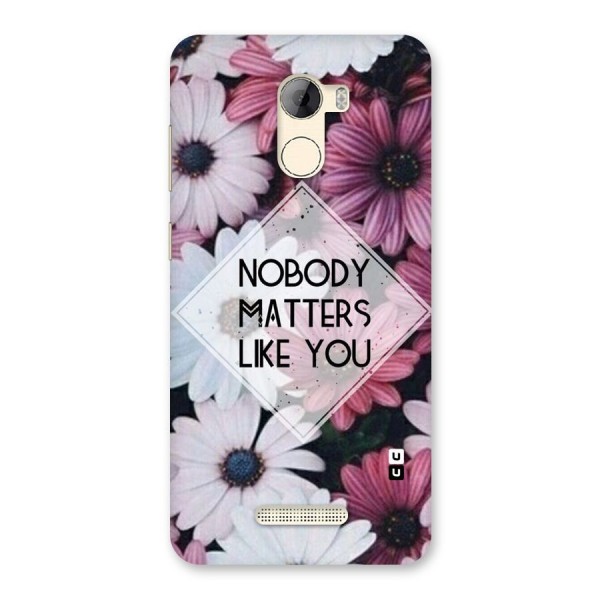 You Matter Back Case for Gionee A1 LIte