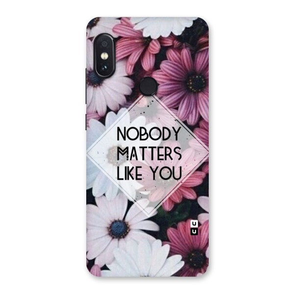 You Matter Back Case for Redmi Note 5 Pro