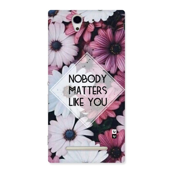 You Matter Back Case for Sony Xperia C3