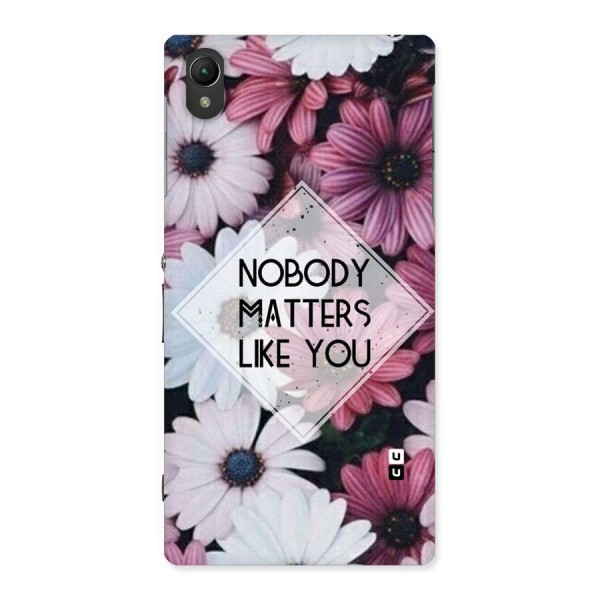 You Matter Back Case for Sony Xperia Z1