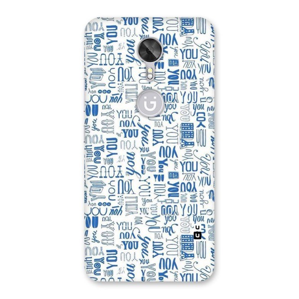You Pattern Back Case for Gionee A1
