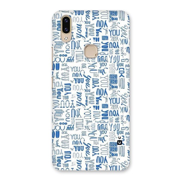 You Pattern Back Case for Vivo V9