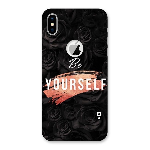 Yourself Shade Back Case for iPhone XS Logo Cut