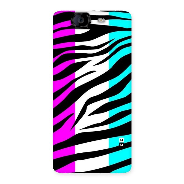 Zebra Texture Back Case for Canvas Knight A350