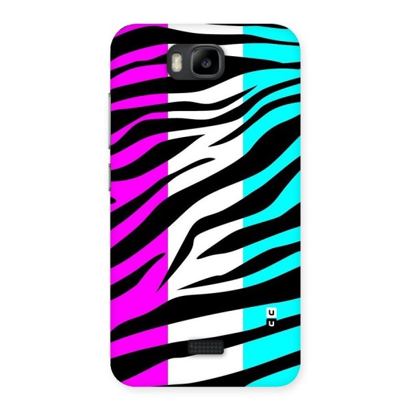 Zebra Texture Back Case for Honor Bee