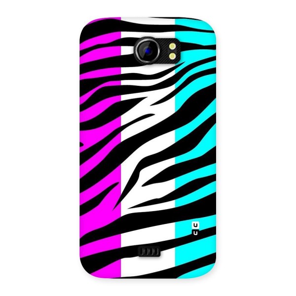 Zebra Texture Back Case for Micromax Canvas 2 A110