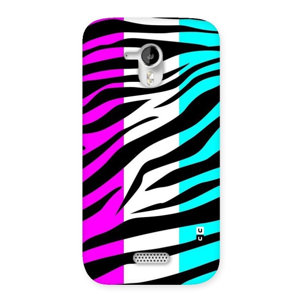 Zebra Texture Back Case for Micromax Canvas HD A116