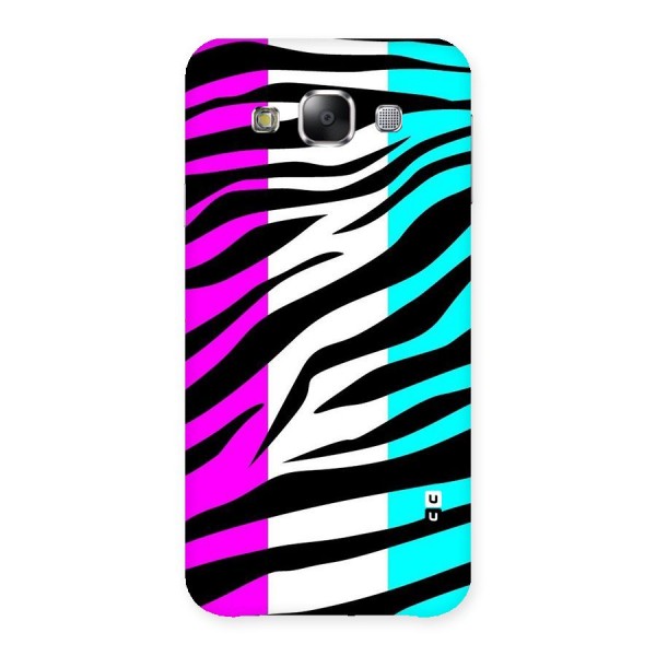 Zebra Texture Back Case for Samsung Galaxy E5