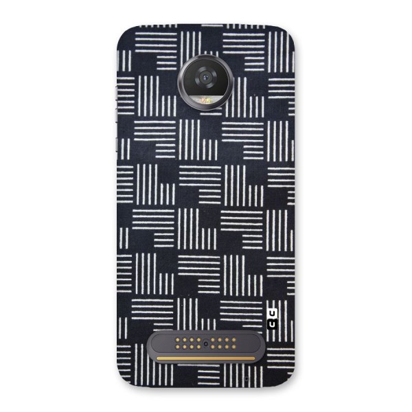 Zig Zag Hierarchy Back Case for Moto Z2 Play