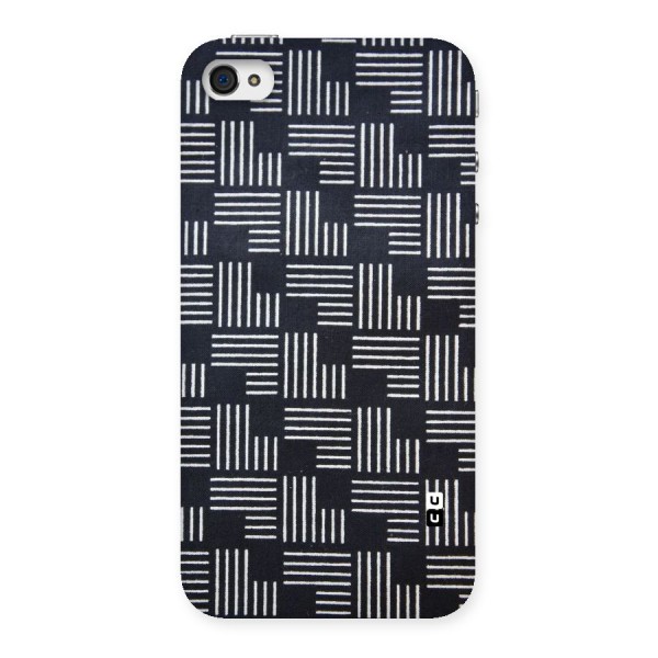 Zig Zag Hierarchy Back Case for iPhone 4 4s