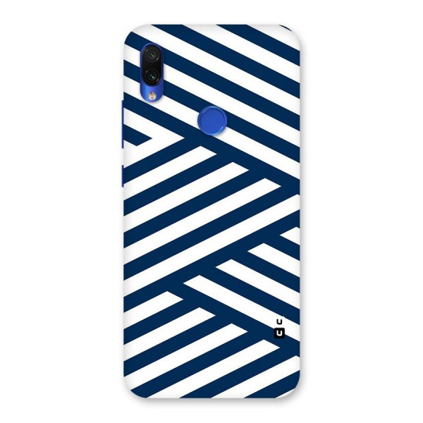 Zip Zap Pattern Back Case for Redmi Note 7S