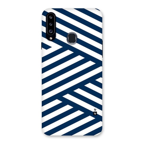 Zip Zap Pattern Back Case for Samsung Galaxy A20s